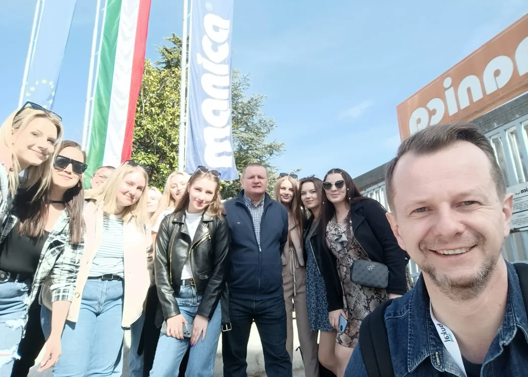 Studenci WNE podczas wyjazdu do Włoch
