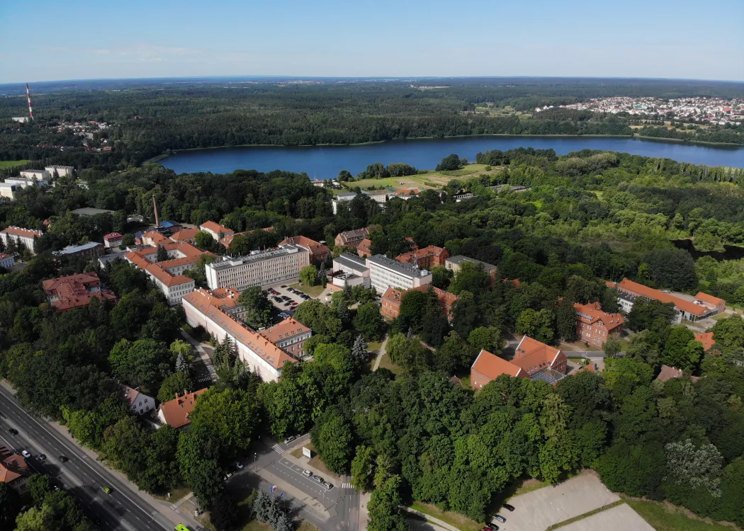 Widok Kortowa z drona