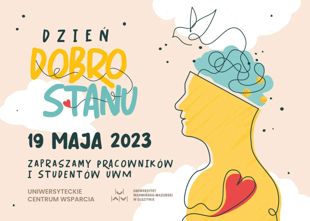 Plakat promujący Dzień Dobrostanu na UWM 
