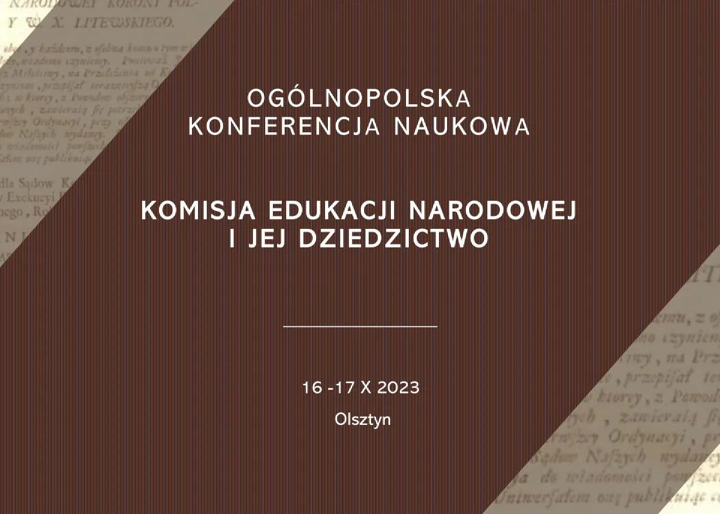 Konferencja o KEN, plakat organizatorów.
