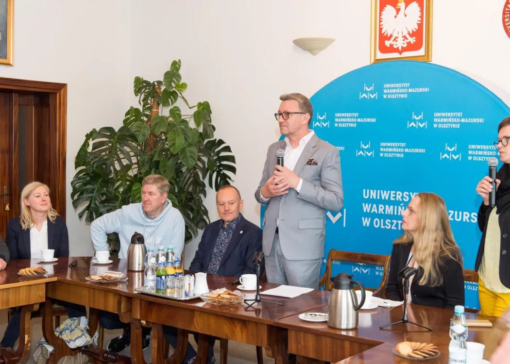 Rektor na spotkaniu z delegacją Caritas z Niemiec