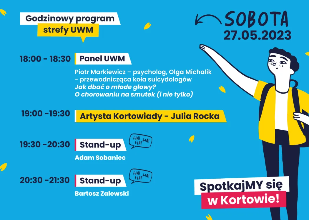 Strefa UWM - program na sobotę