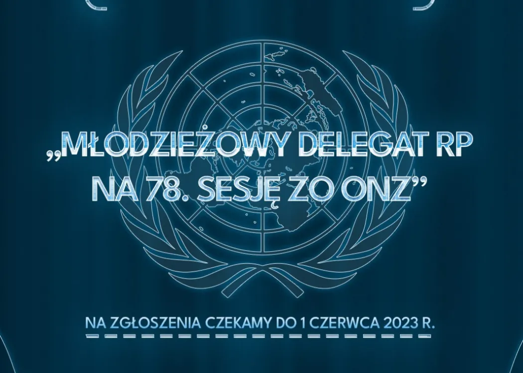 Młodzieżowy delegat RP na 78. sesję ZO ONZ