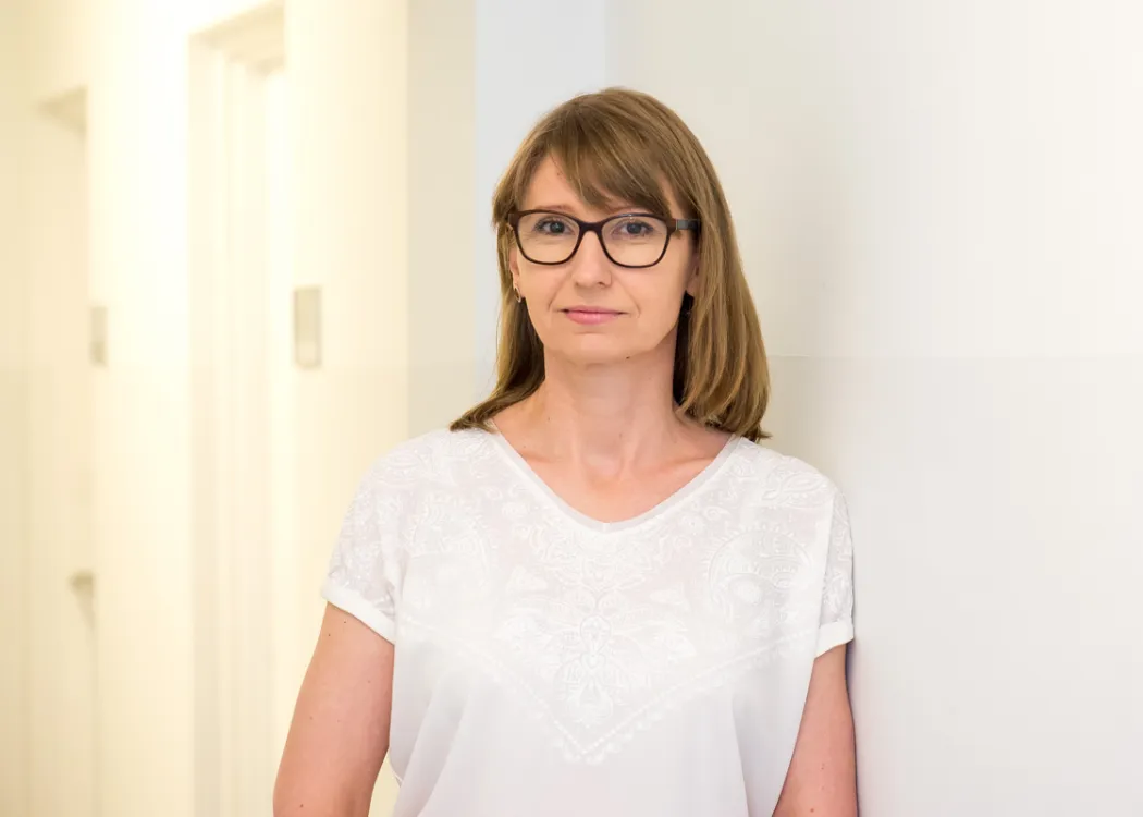 Dr inż. Beata Wieczorek z Wydziału Geoinżynierii UWM