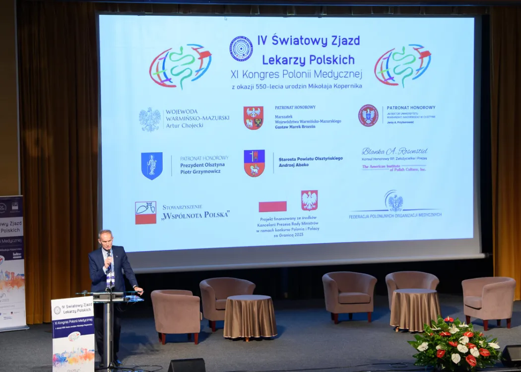 Prof. Sergiusz Nawrocki - IV Światowy Zjazd Lekarzy Polskich i XI Kongres Polonii Medycznej