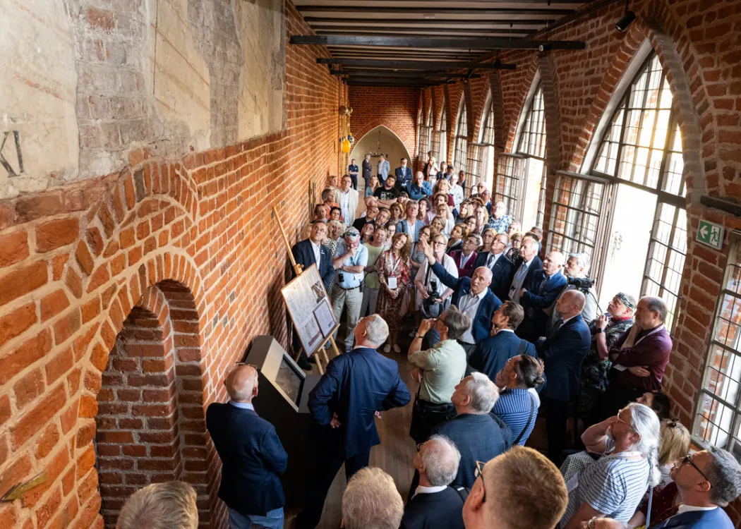 Światowy Kongres Kopernikański w Olsztynie - wizyta na olsztyńskim zamku