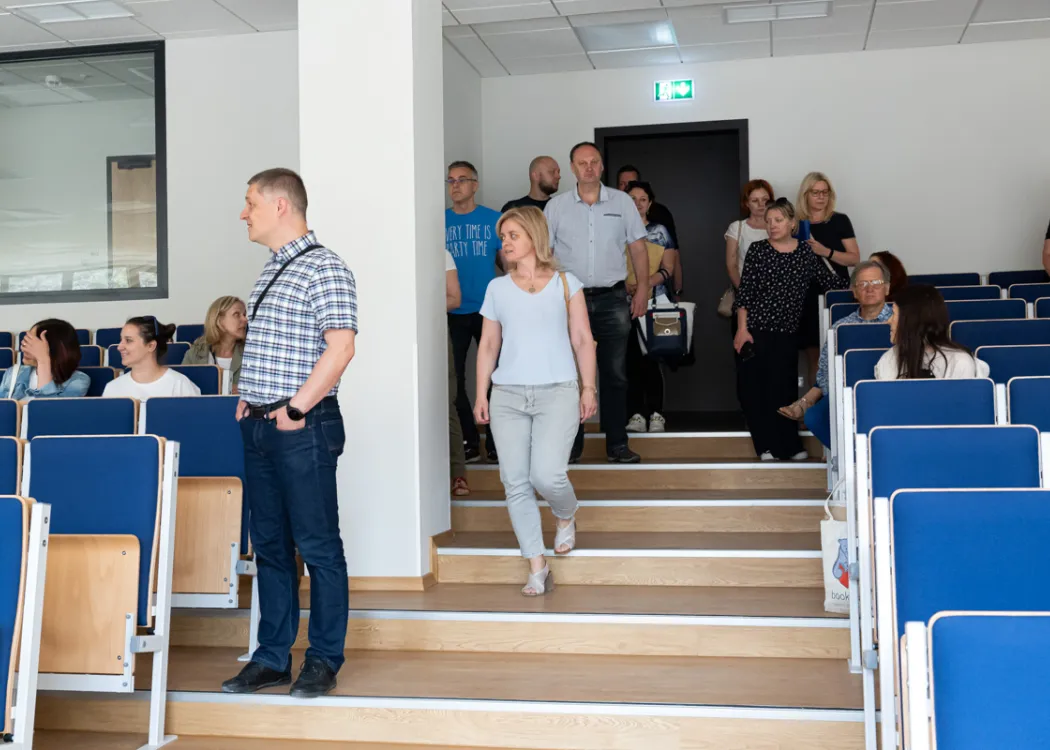 Pierwsze spotkanie pracowników WNS w nowej siedzibie - lipiec 2023