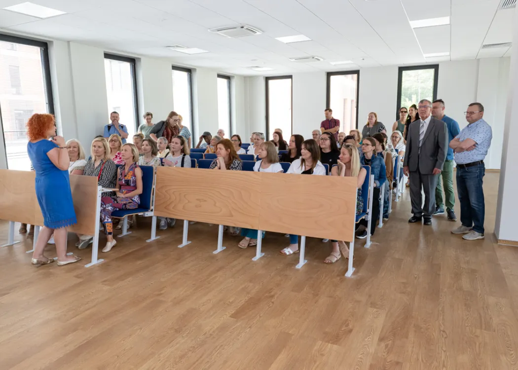 Pierwsze spotkanie pracowników WNS w nowej siedzibie - lipiec 2023