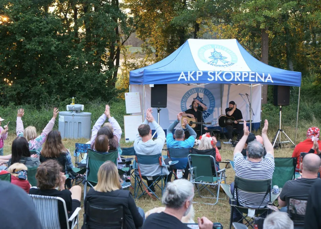 widok na obóz skorpenowy