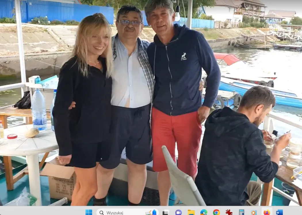 od l.:dr Goździejewska, prof. Cretescu i dr hab. Grzybowski