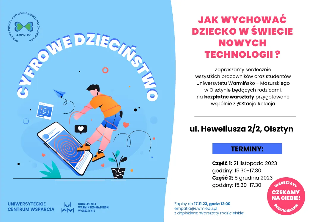 Cyfrowe dzieciństwo - warsztaty
