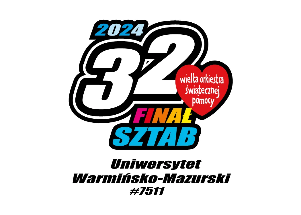 Grafika z logo WOŚP i datą 32. finału 
