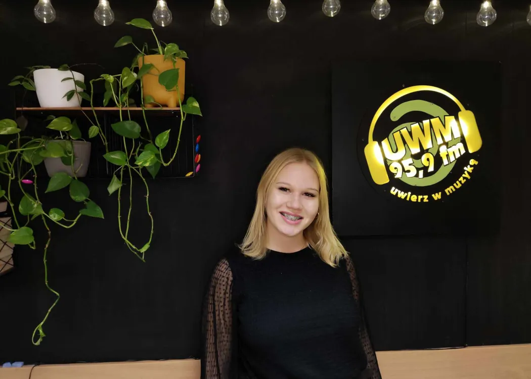 Aleksandra Purkiewicz w Radiu UWM FM