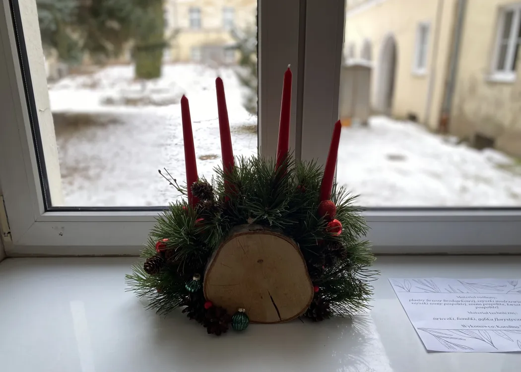Wystawa wieńców na Wydziale Rolnictwa i Leśnictwa