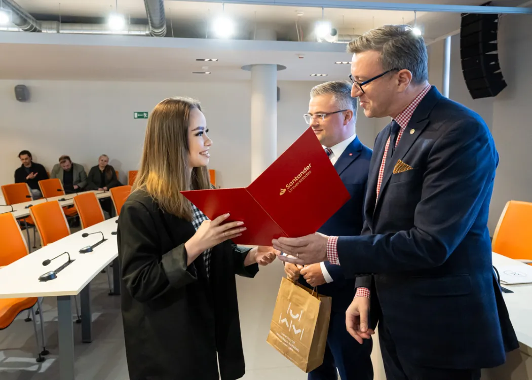 Wręczenie nagród Santander