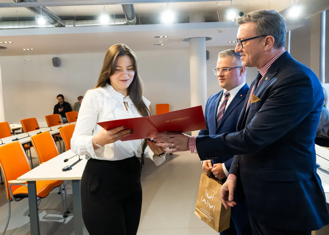 Wręczenie nagród Santander