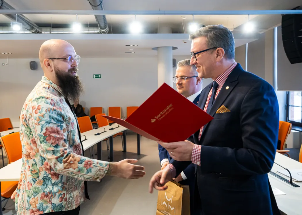 Wręczenie nagród Santander