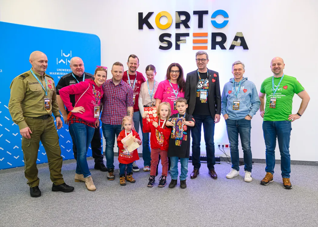 Sztab WOŚP 2024 na UWM w Olsztynie. Finał w Kortosferze 