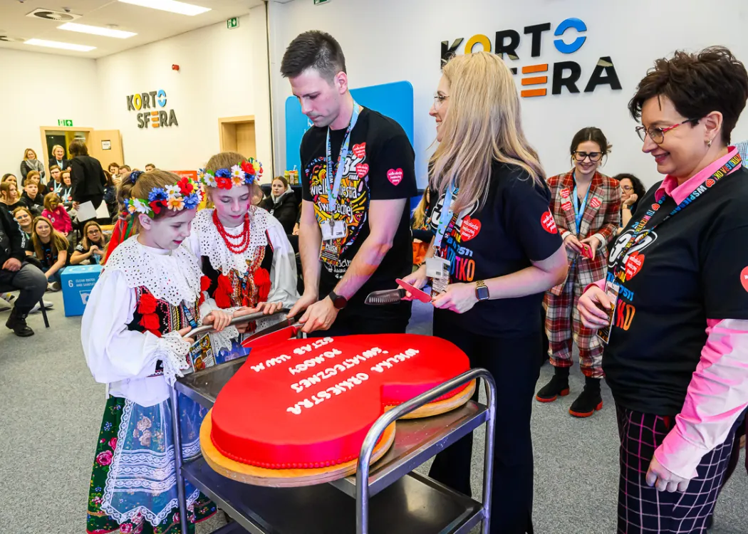 Sztab WOŚP 2024 na UWM w Olsztynie. Finał w Kortosferze 