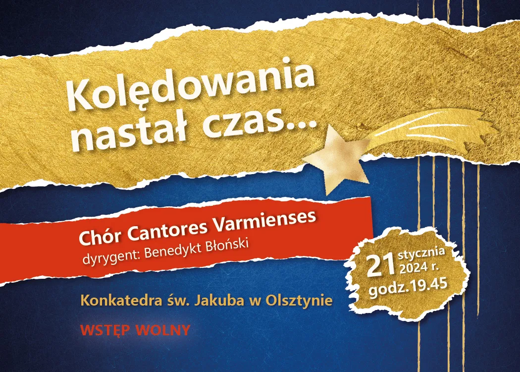 Plakat koncertu kolęd