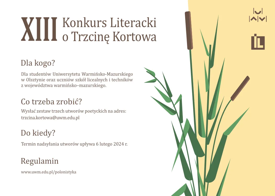 XIII Konkurs Literacki o Trzcinę Kortowa