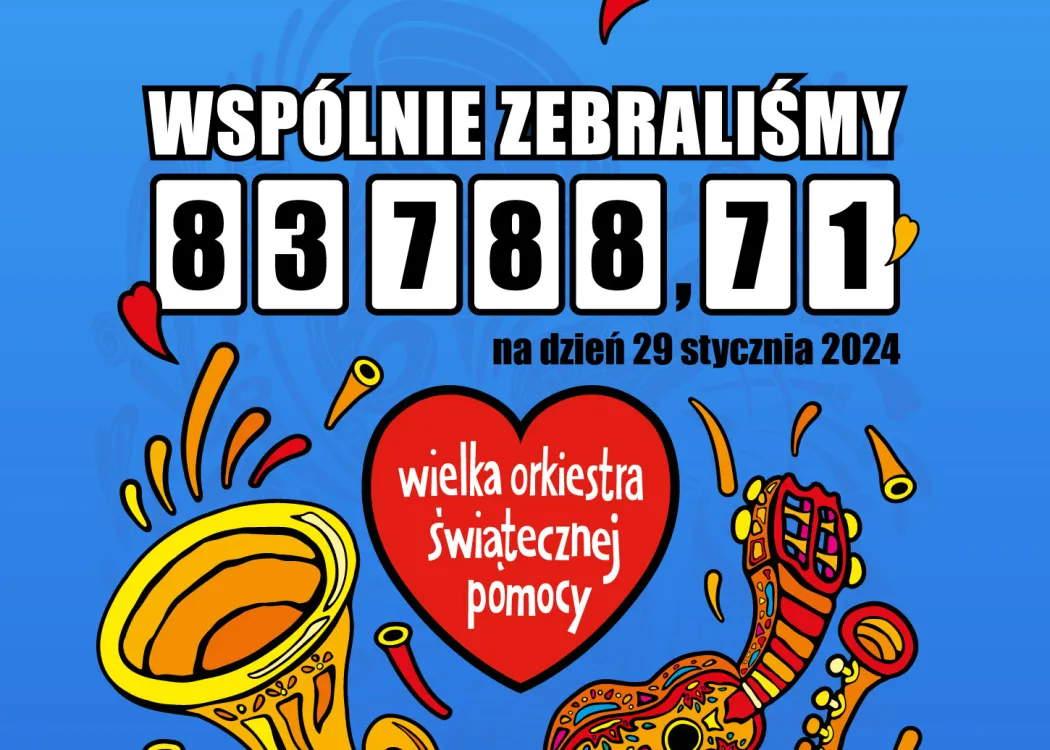 Zebrana kwota WOŚP na UWM