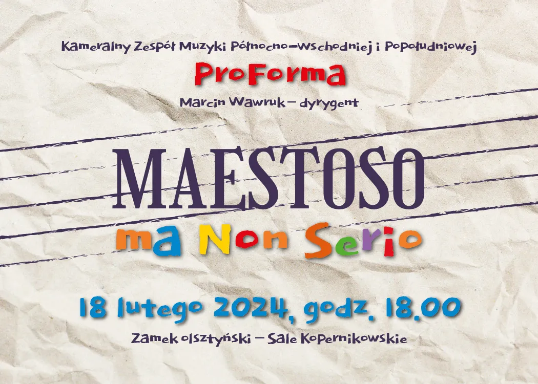 Plakat koncertu