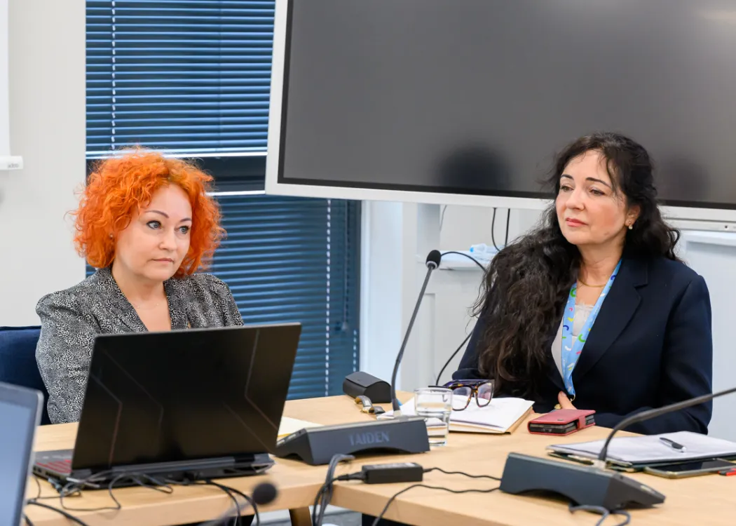 Słuchacze seminarium o pieczy zastępczej siedzą 