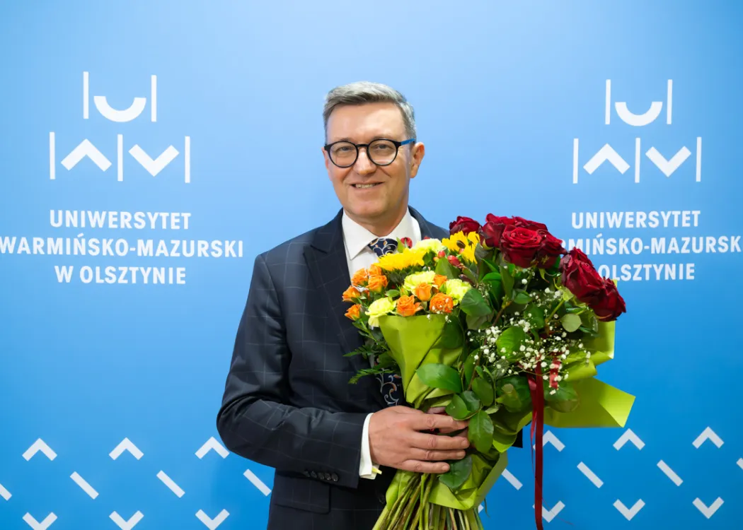 Prof. Jerzy Przyborowski po wyborach rektorskich (21 marca 2024 r.)