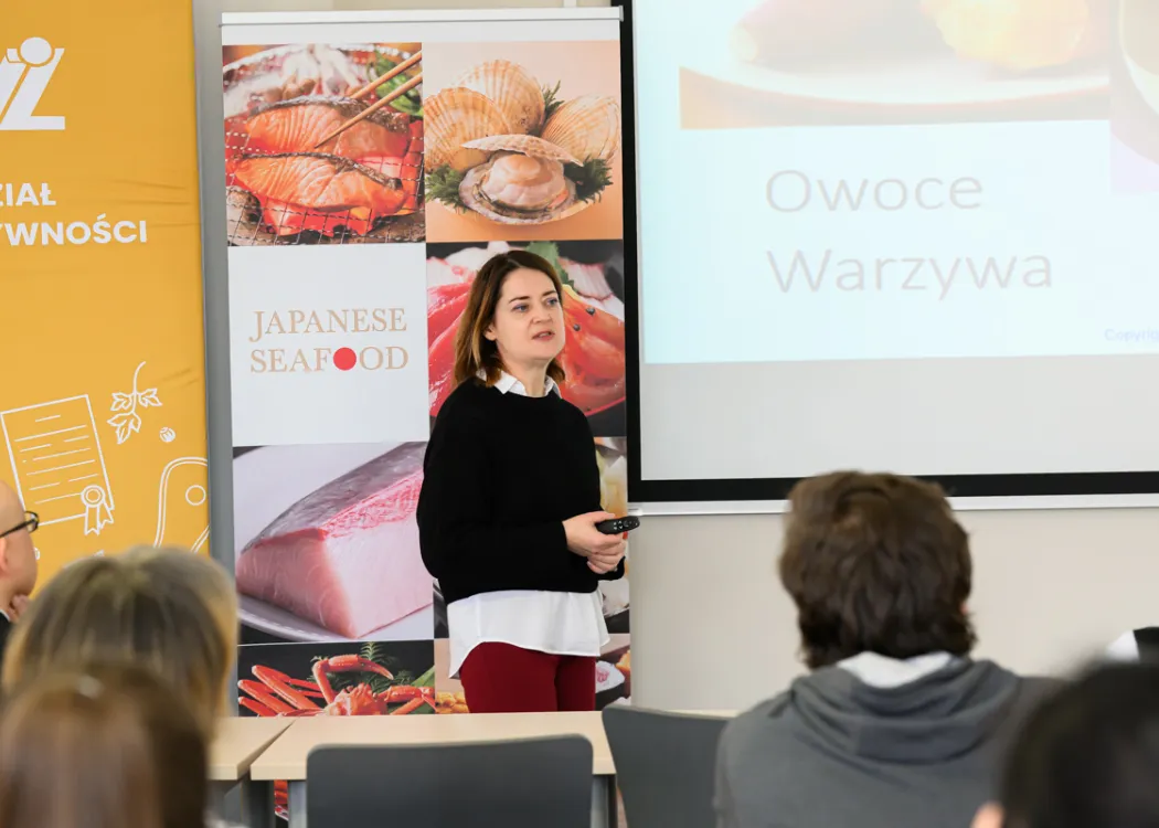 Warsztaty kuchni japońskiej na Wydziale Nauki o Żywności