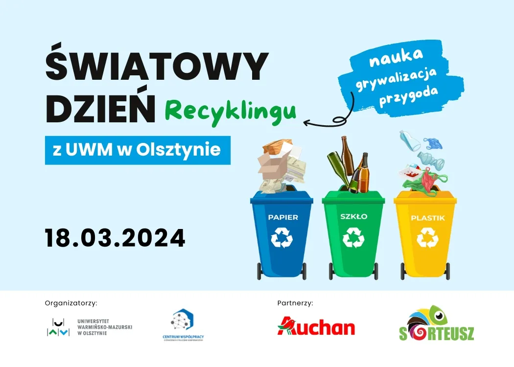 światowy dzień recyklingu plakat