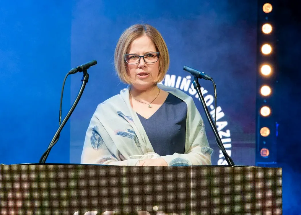 Małgorzata Stompór na gali Belfer UWM 2022