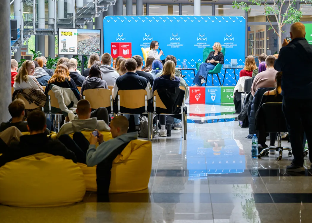 spotkanie z Katarzyną Zajączkowską na UWM
