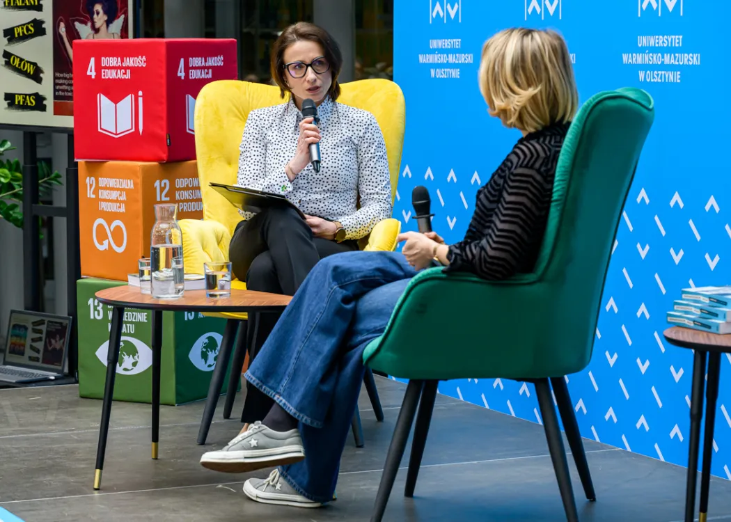 spotkanie z Katarzyną Zajączkowską na UWM