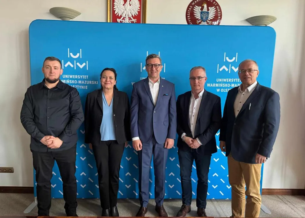 Przedstawiciele UWM i IBM w Kortowie