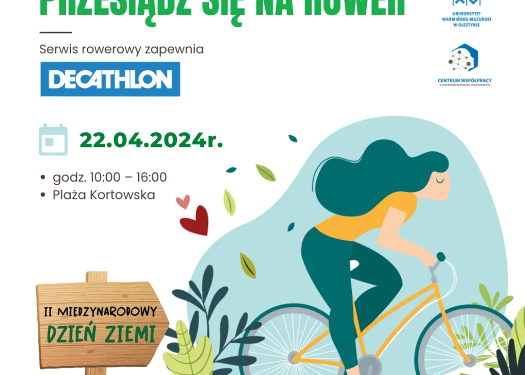 kobieta na rowerze