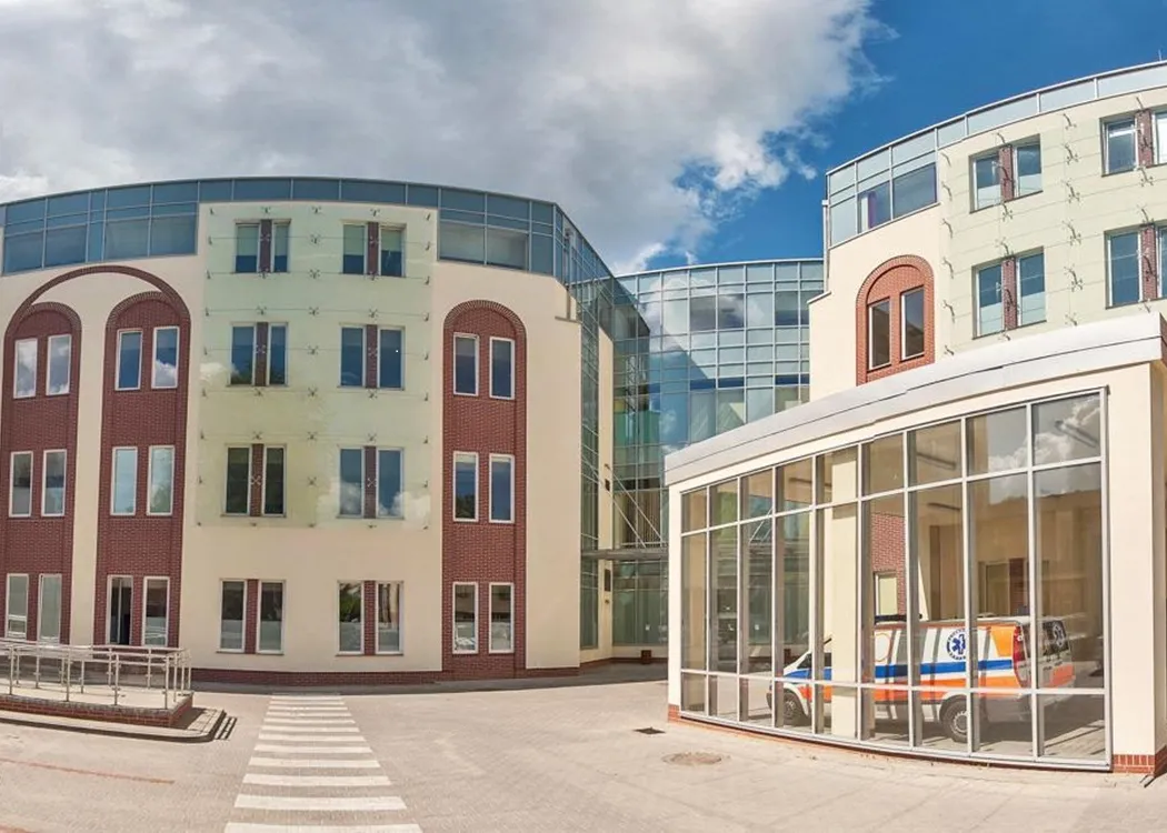 Budynek Uniwersyteckiego Szpitala Klinicznego w Olsztynie