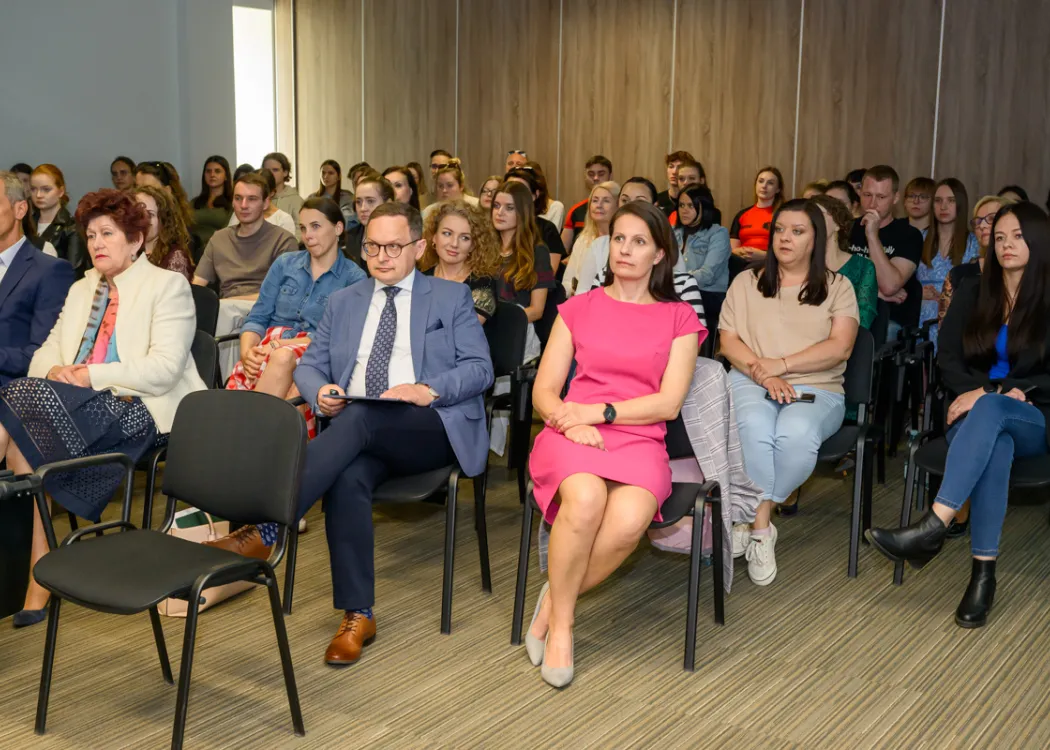 uroczystość nadania auli Wydziału Lekarskiego imienia prof. Wojciecha Rowińskiego oraz sali SOR imienia prof. Andrzeja Zawadzkiego.