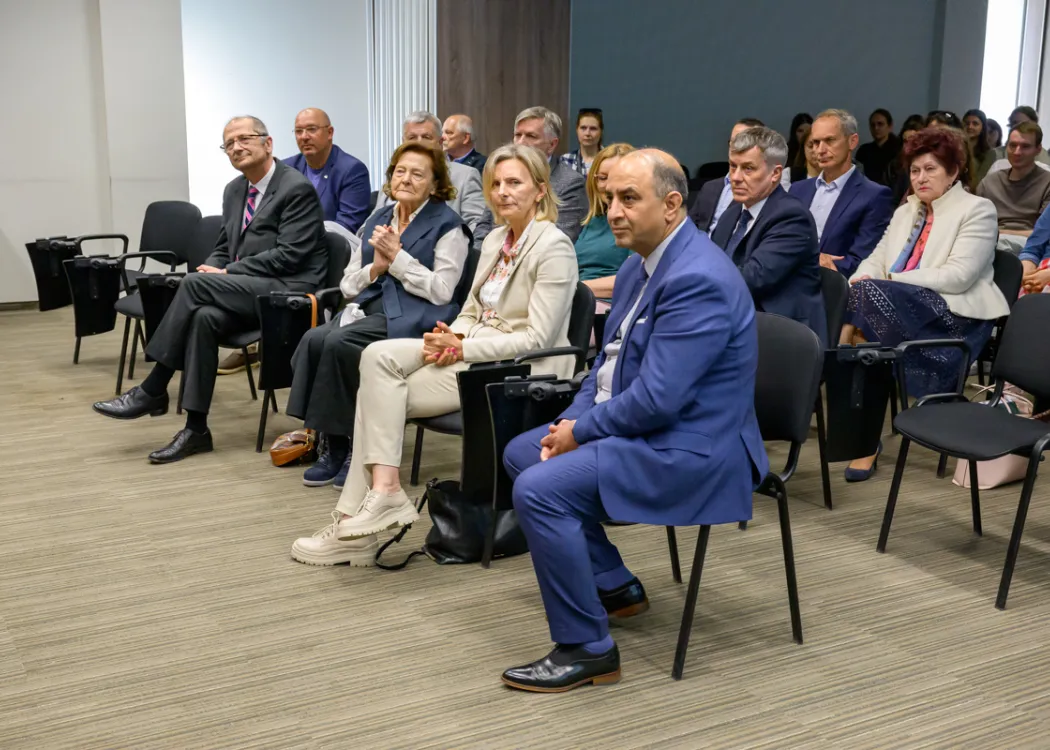 uroczystość nadania auli Wydziału Lekarskiego imienia prof. Wojciecha Rowińskiego oraz sali SOR imienia prof. Andrzeja Zawadzkiego.