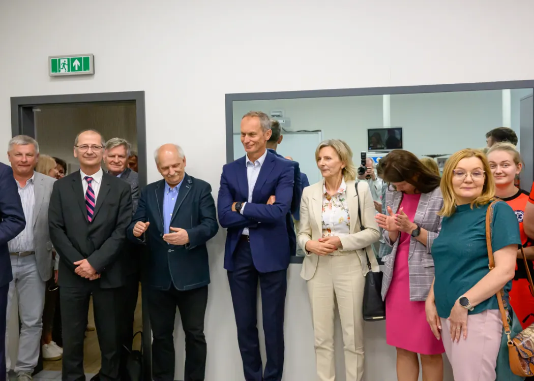 uroczystość nadania auli Wydziału Lekarskiego imienia prof. Wojciecha Rowińskiego oraz sali SOR imienia prof. Andrzeja Zawadzkiego.