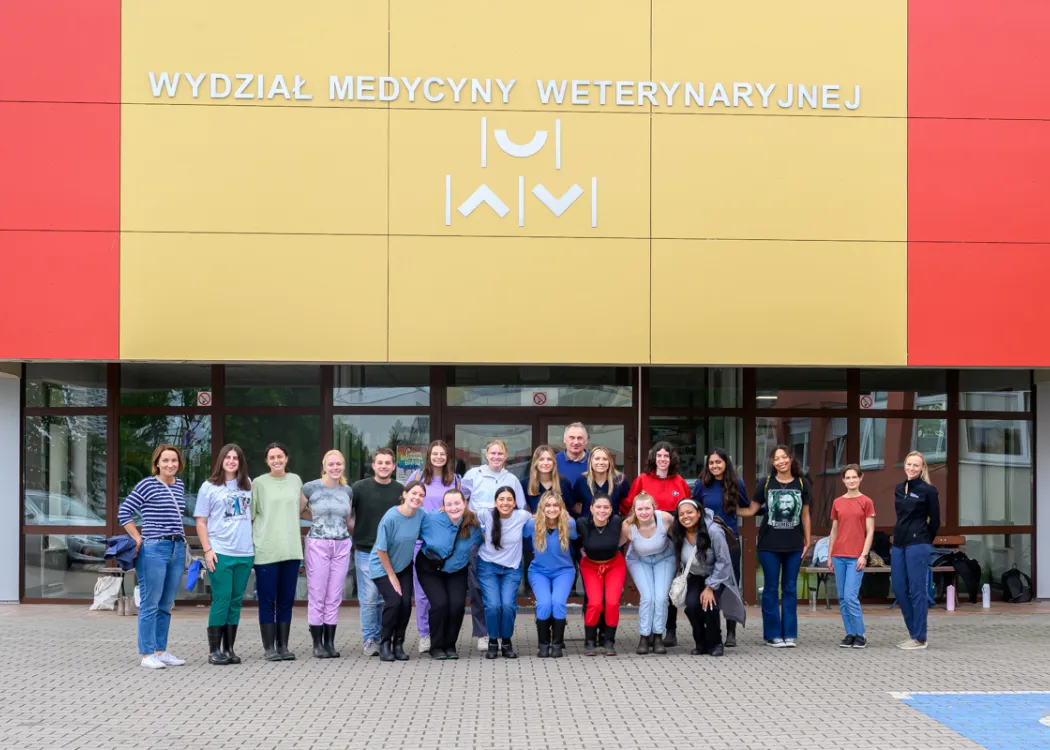 Studenci ze Stanów Zjednoczonych realizujący kurs na UWM
