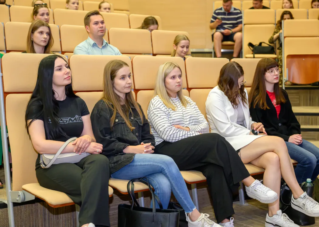 Spotkanie ministra nauki Dariusza Wieczorka ze studentami na UWM