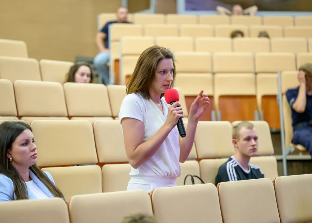 Spotkanie ministra nauki Dariusza Wieczorka ze studentami na UWM