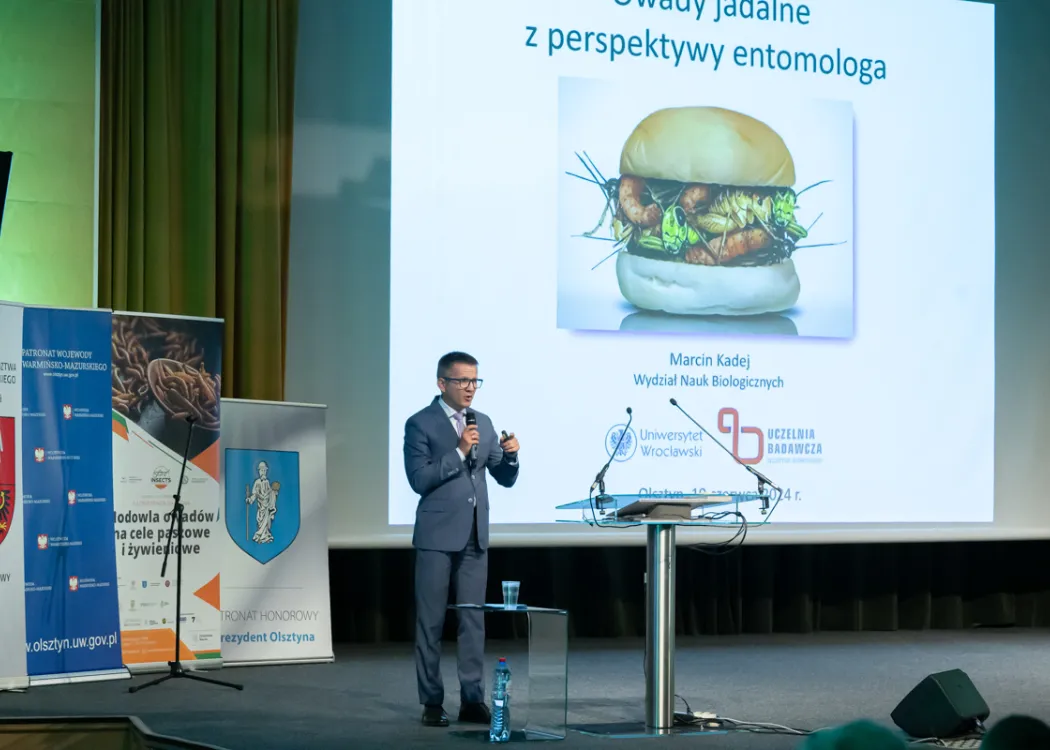 Uczestnicy konferencji Hodowla owadów na cele paszowe i żywieniowe
