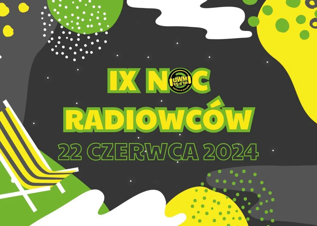 Noc Radiowców 2024 - grafika promująca wydarzenie