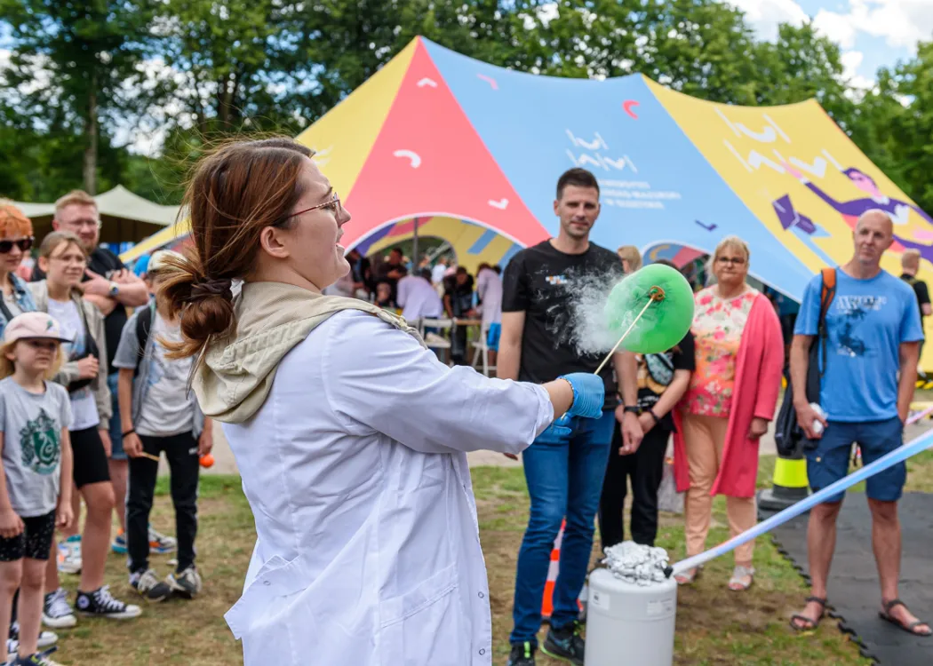 Piknik Nauki i Sztuki w Kortowie - jubileusz 25-lecia UWM