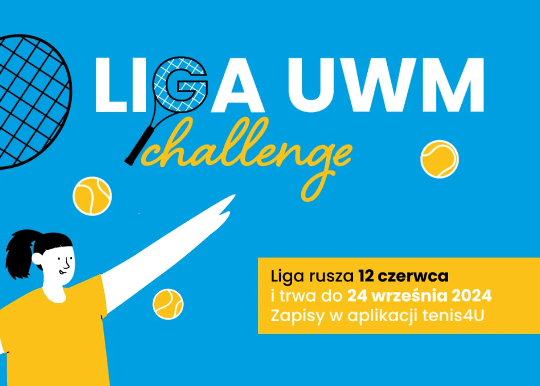 Startuje Liga UWM w tenisie ziemnym