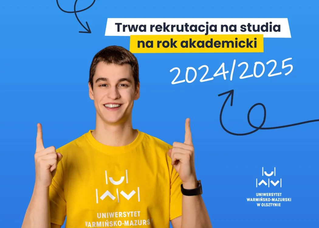 Rekrutacja na studia - grafika informacyjna