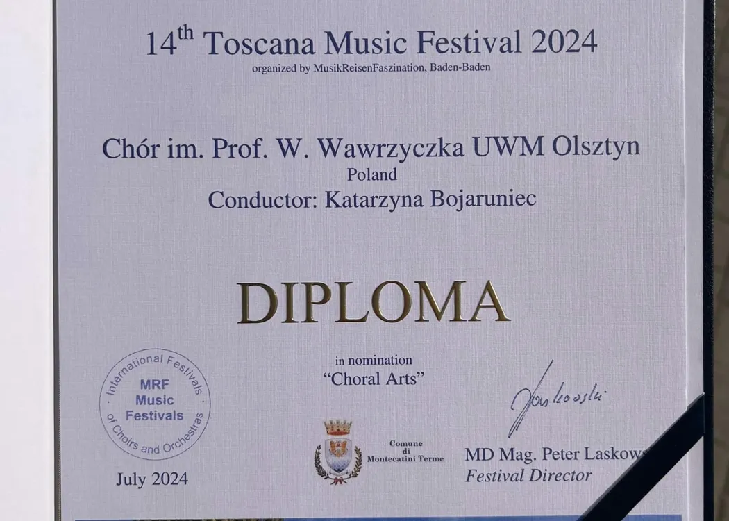Chór im. prof. Wiktora Wawrzyczka w Toskanii