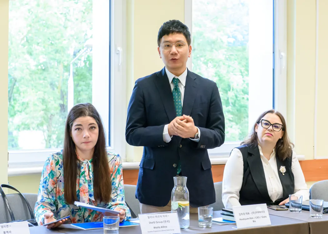 Delegacja z Korei Południowej